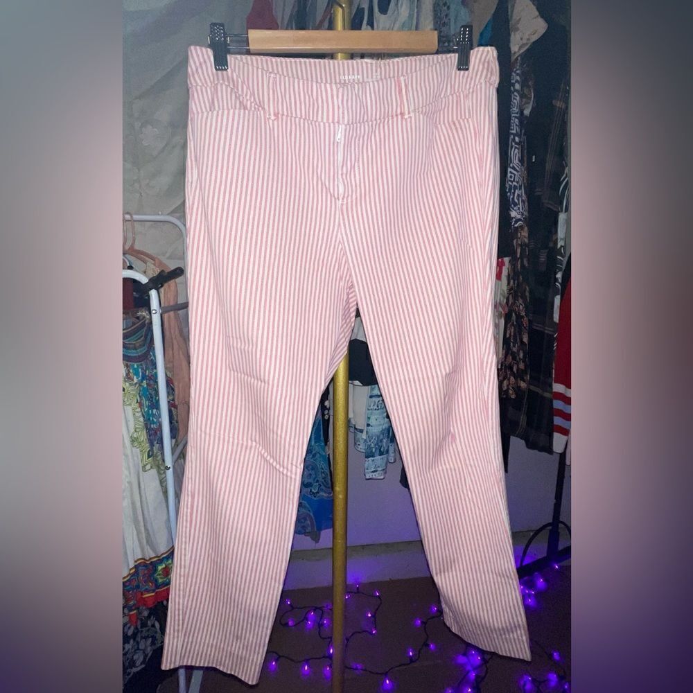 Old Navy  stripes pants W16’ L33’